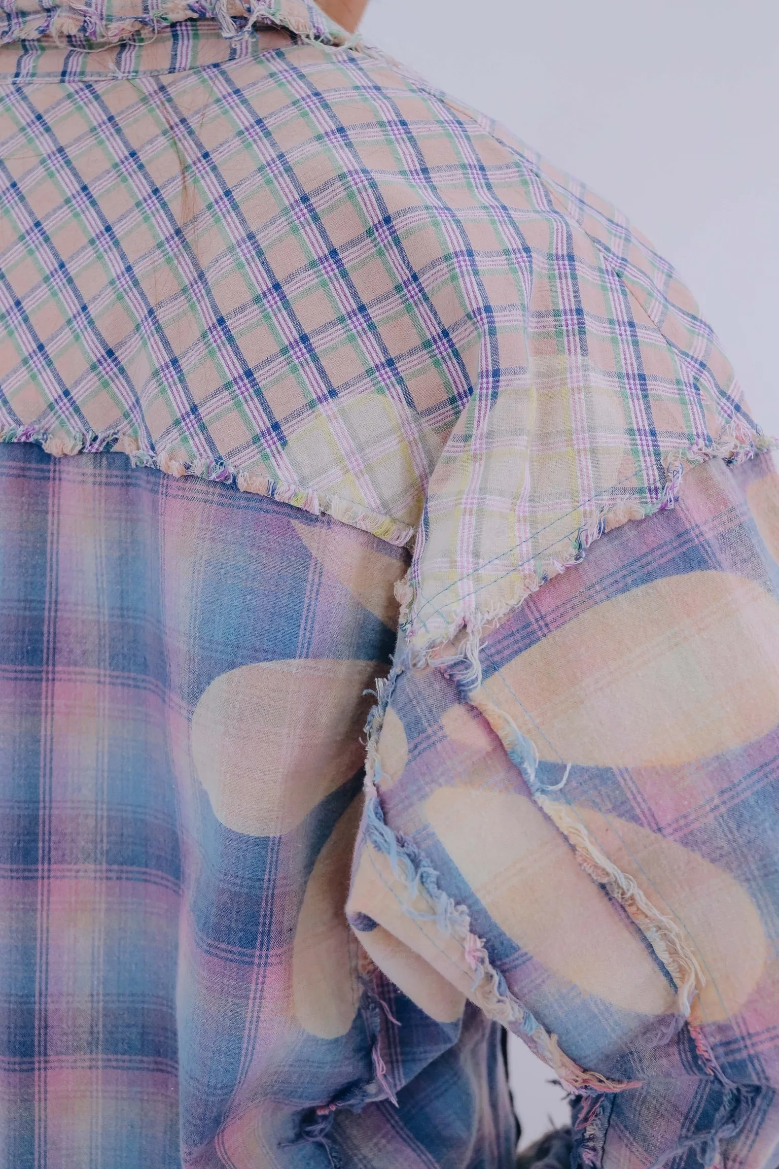 Flowers N Flannel Oversized Shirt