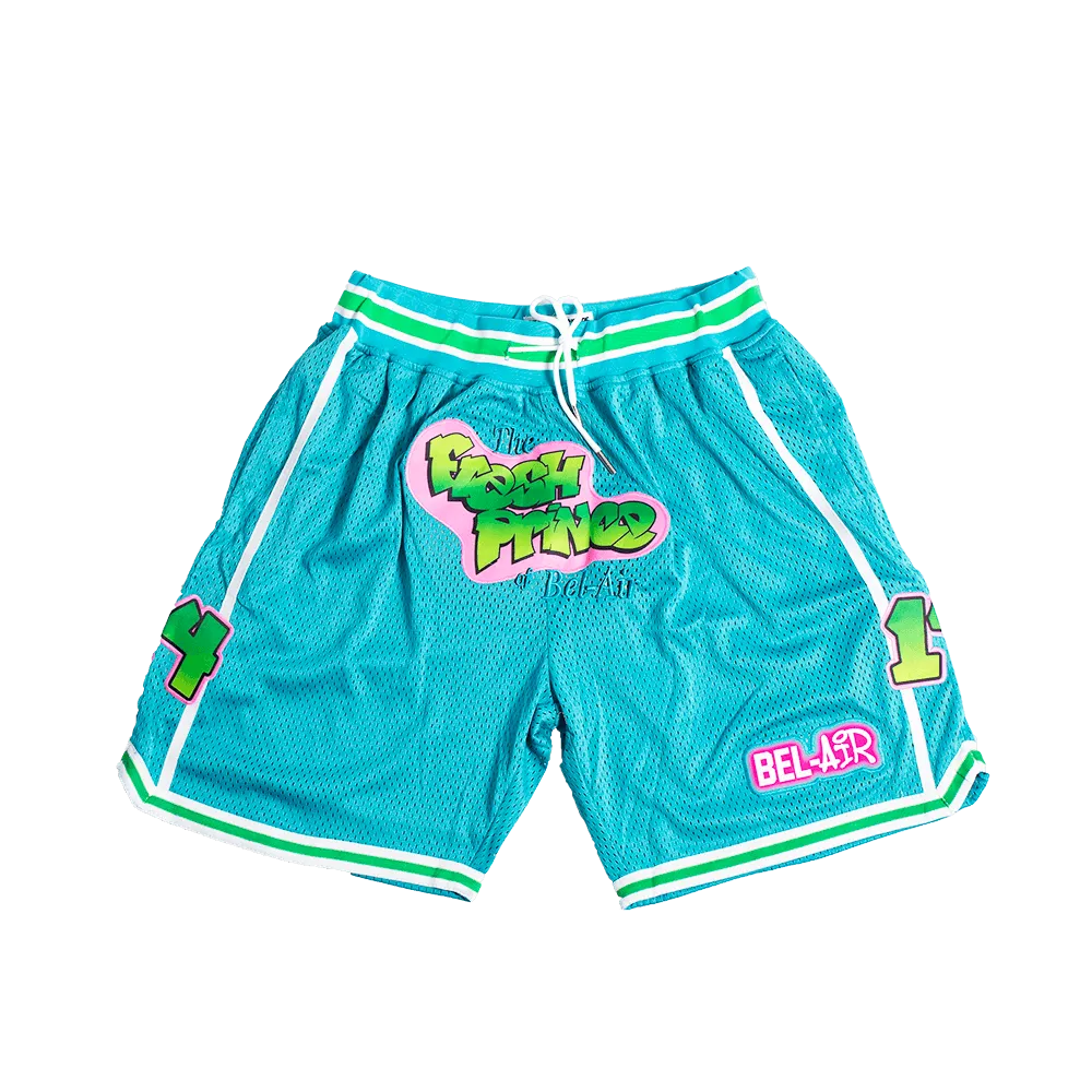 FRESH PRINCE BASKETBALL SHORTS LIGHT BLUE