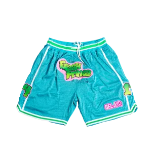 FRESH PRINCE BASKETBALL SHORTS LIGHT BLUE