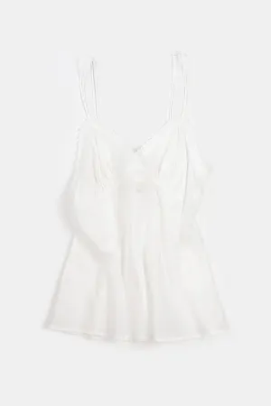 Gilda Cotton Camisole In White