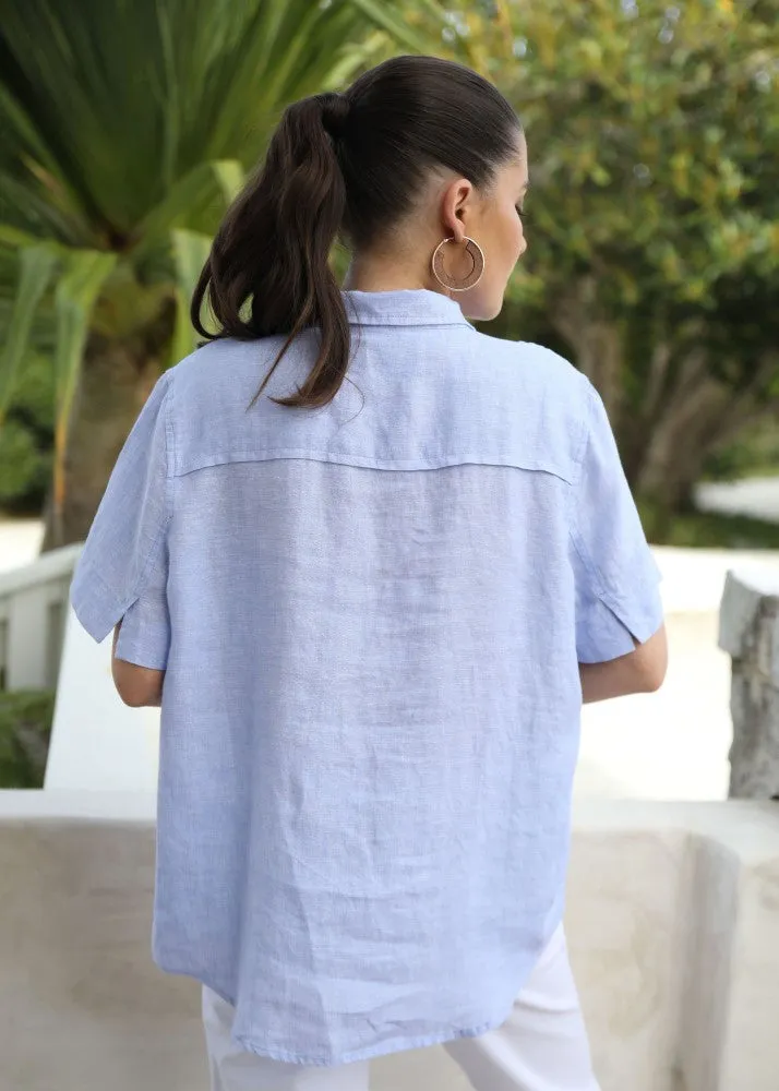 Goondiwindi Cotton Linen Top 4354-97