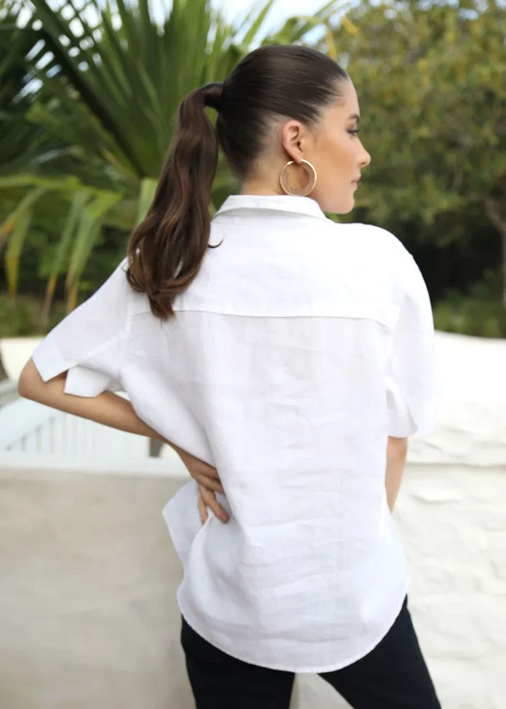 Goondiwindi Cotton Linen Top 4354-97