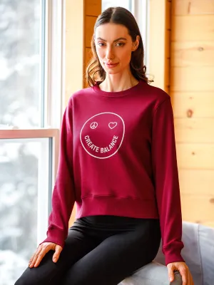 HAPPY GLOW SWEATSHIRT, WILDBERRY