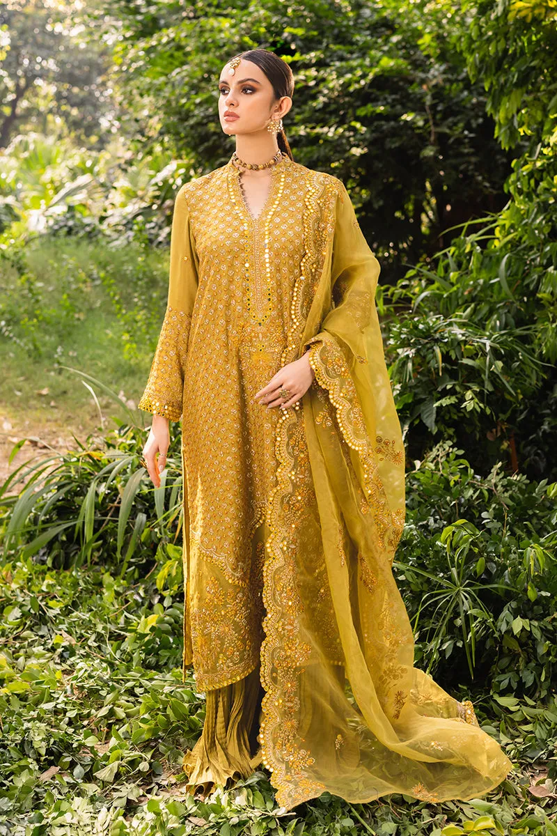 Heavily Embellished Yellow Pakistani Salwar Kameez Dupatta Salwar Suit