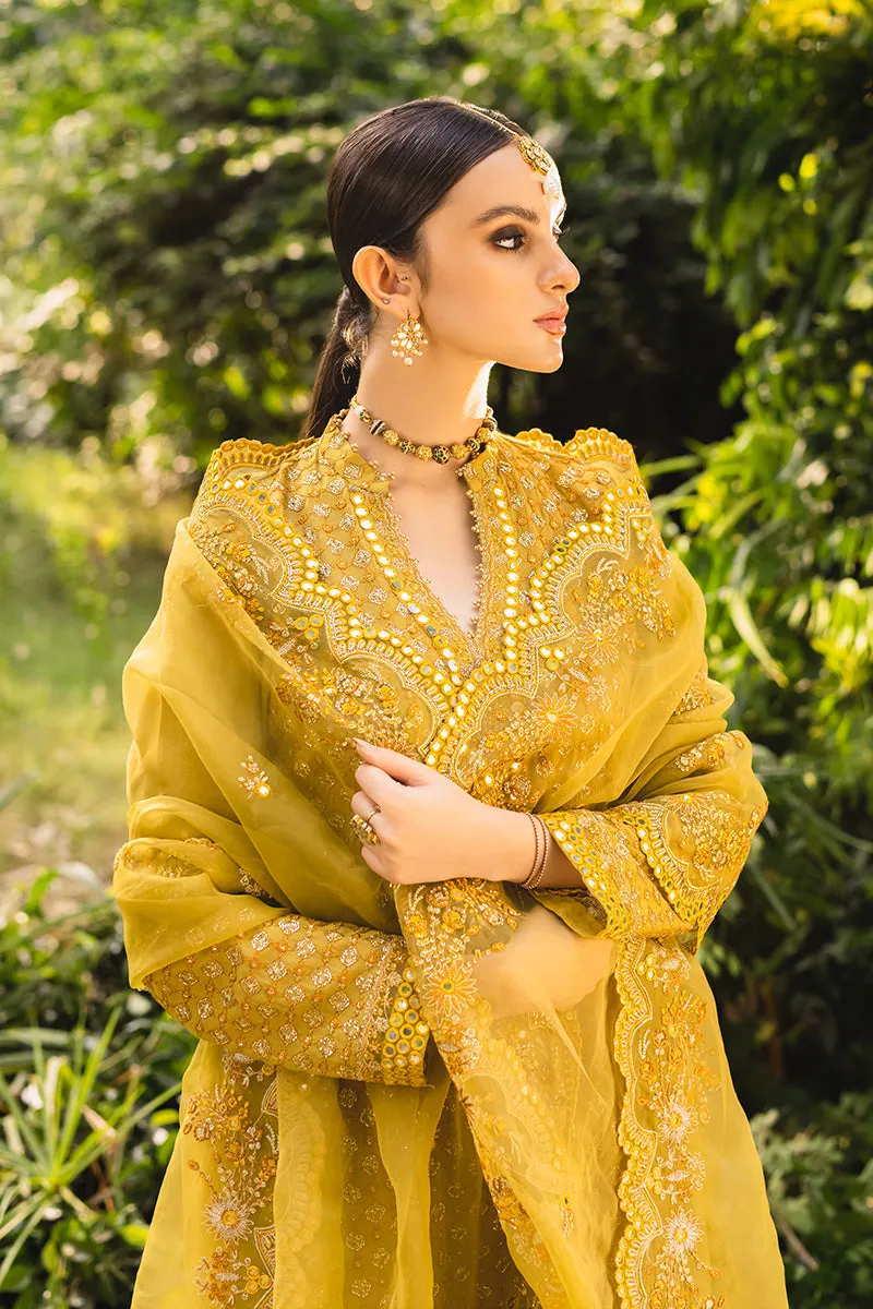 Heavily Embellished Yellow Pakistani Salwar Kameez Dupatta Salwar Suit