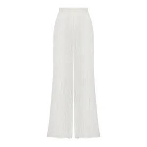 High Waisted Lace Trousers  (Try-on)