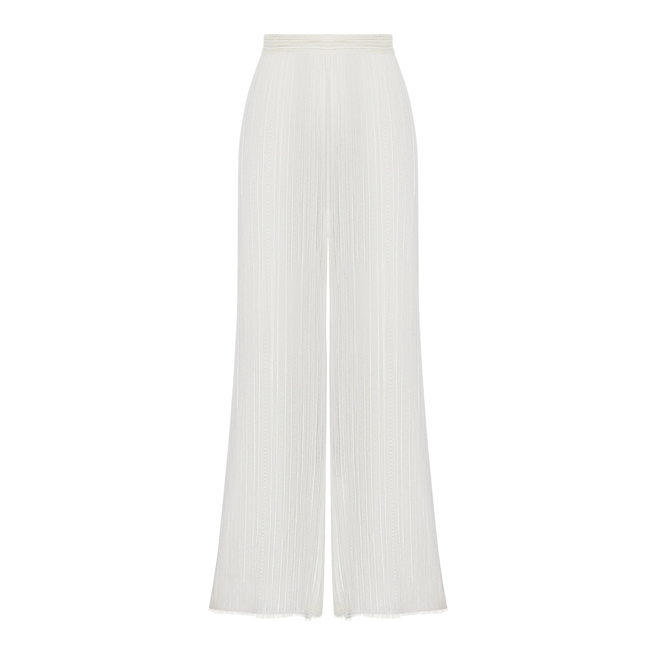 High Waisted Lace Trousers  (Try-on)