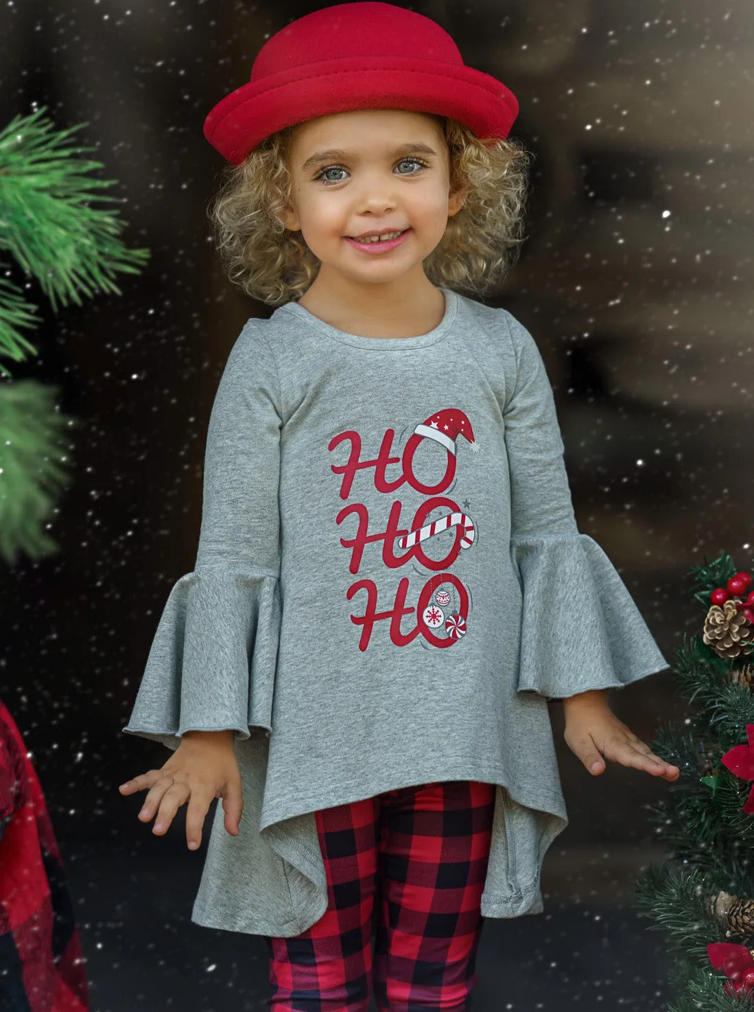 Ho Ho Ho! Hi-Lo Tunic and Legging Set