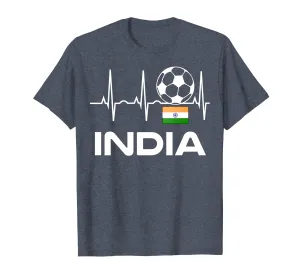 India Soccer Jersey T-Shirt Best Indian Football Gift Shirt