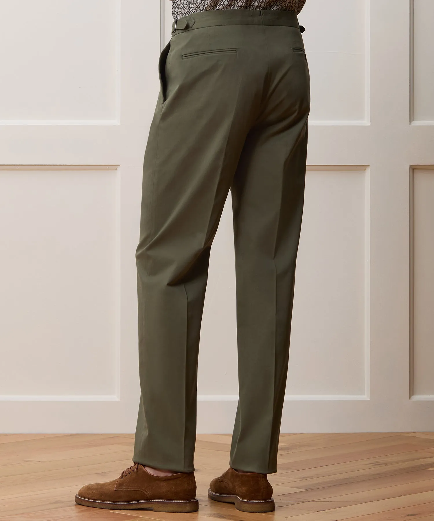 Italian Cotton Side Tab Trouser