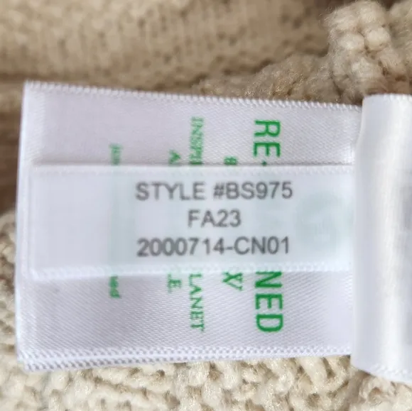 J. Crew Textured Cable-Knit Lady Wool Blend Fringe Jacket in Pale Bone Cream XS