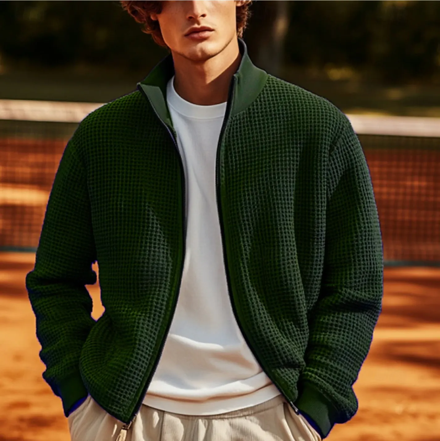 Jason | Sweater with Zipper for Men