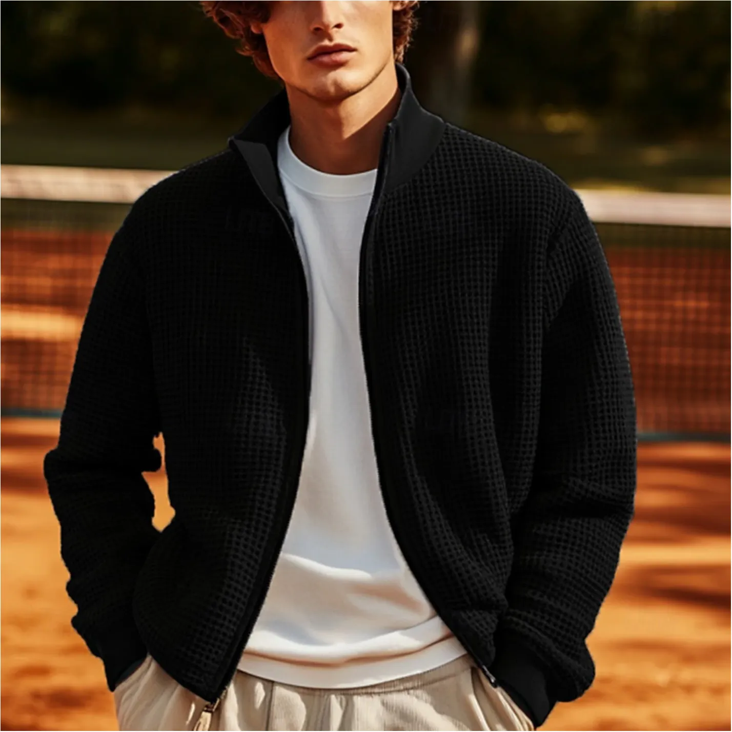 Jason | Sweater with Zipper for Men