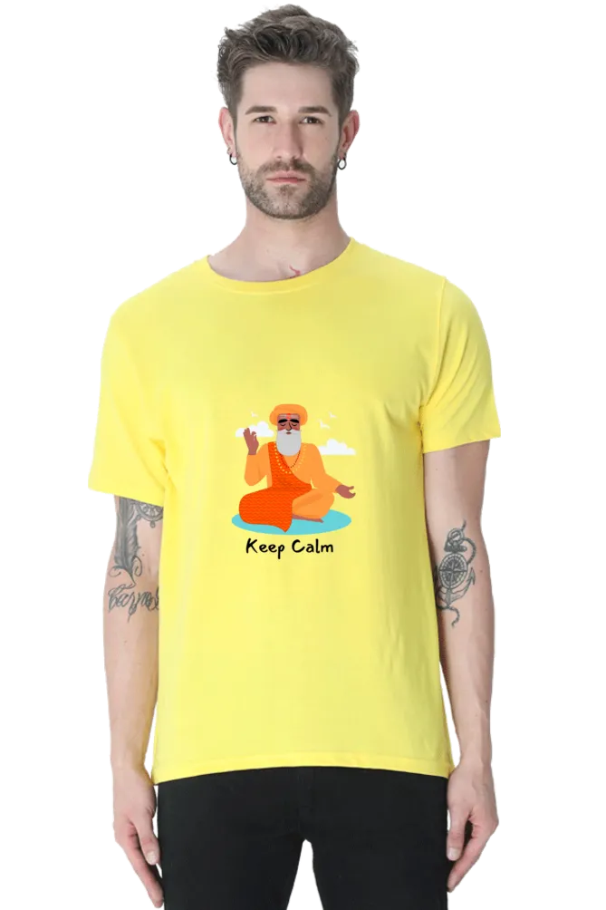 Keep Calm Round Neck Classic T-Shirt