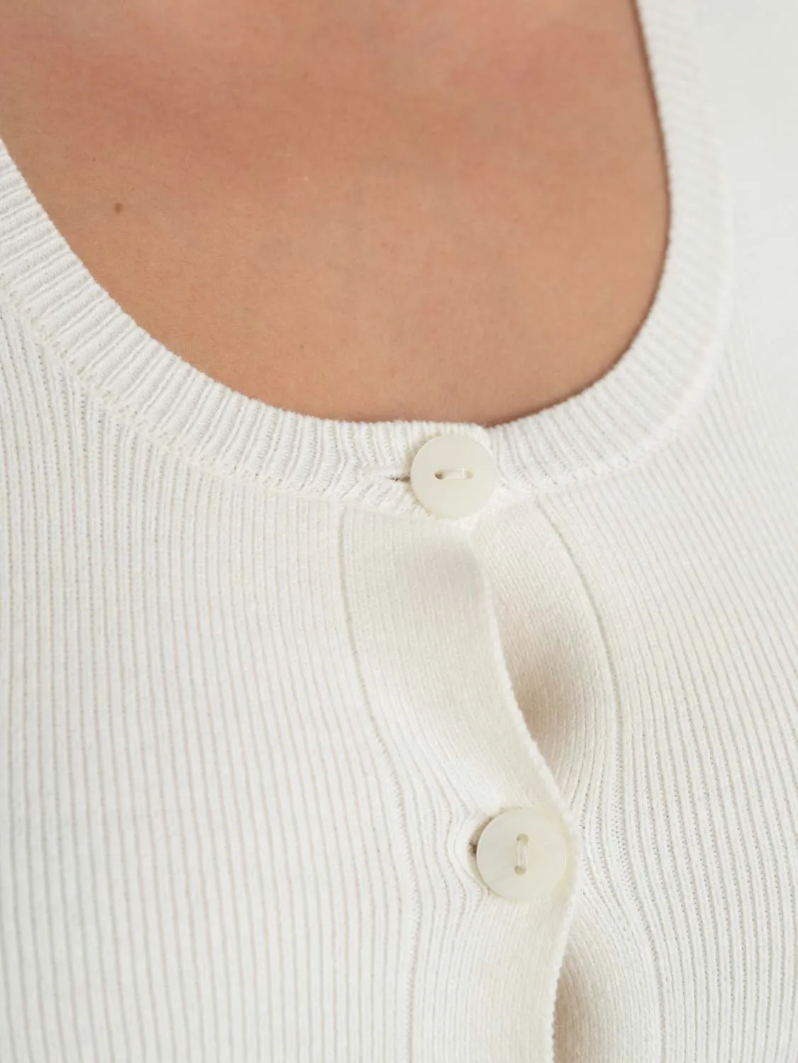 Knit Top White