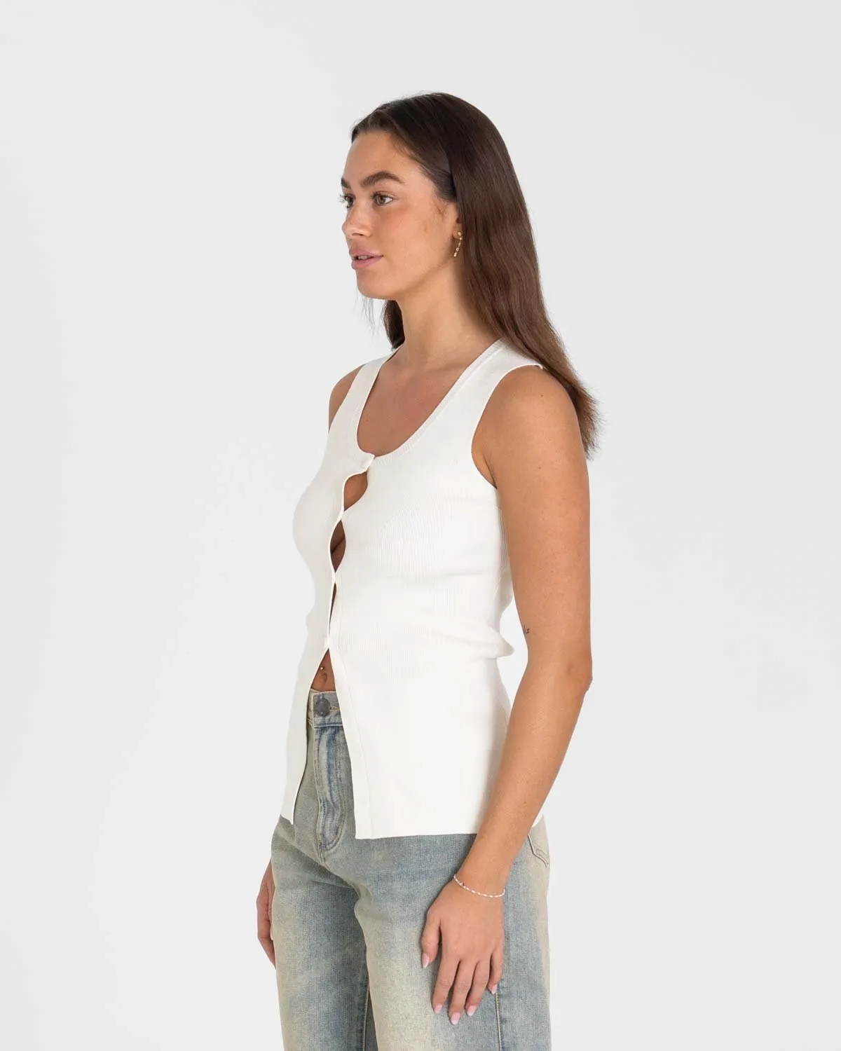 Knit Top White