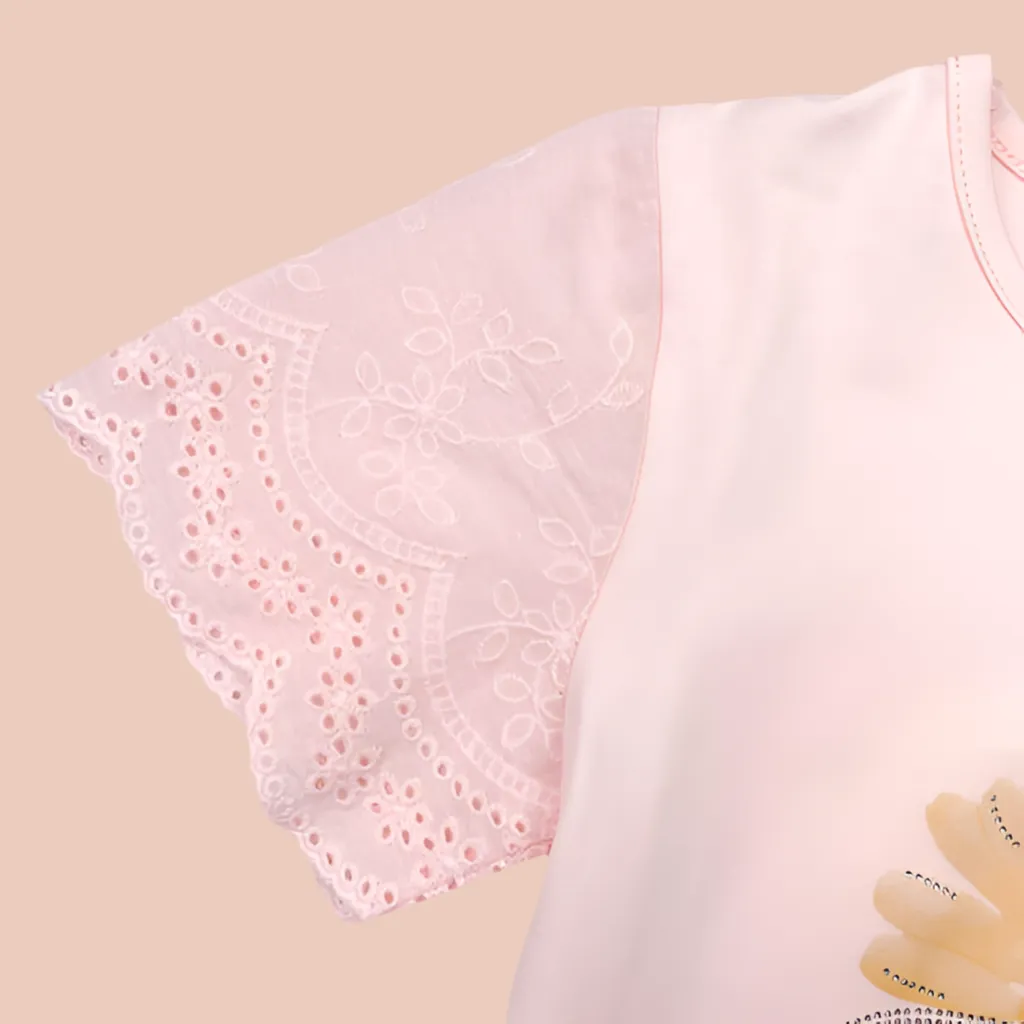 Lace Sunflower T-Shirt