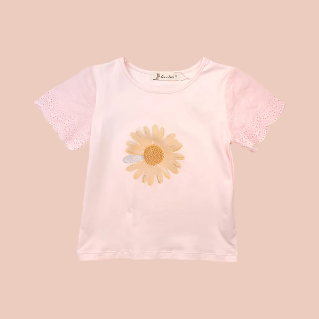 Lace Sunflower T-Shirt