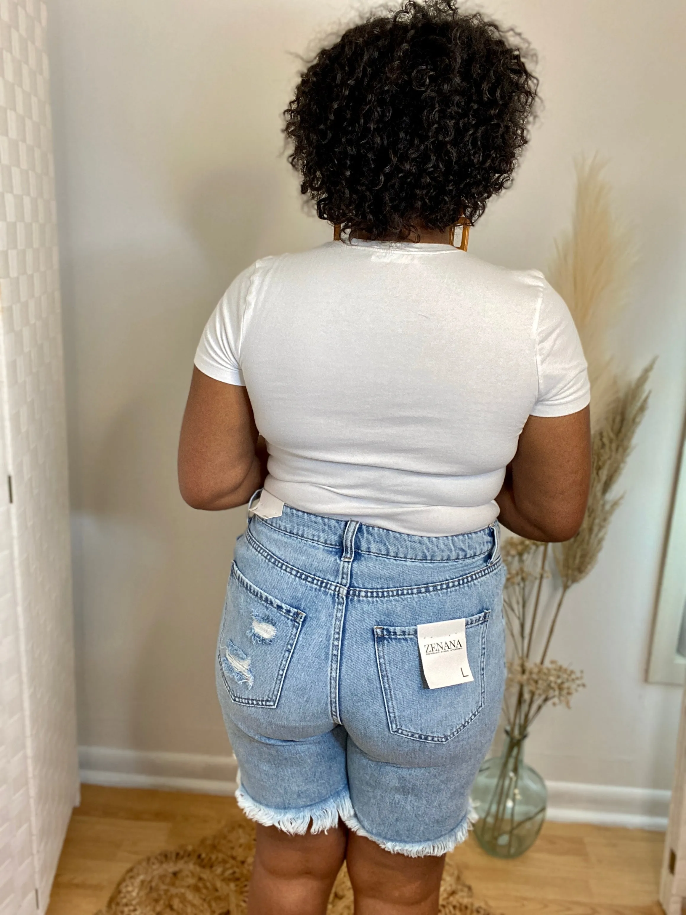 Light Denim Short