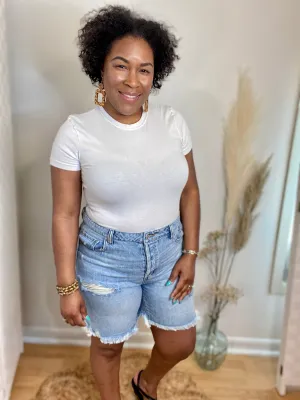 Light Denim Short