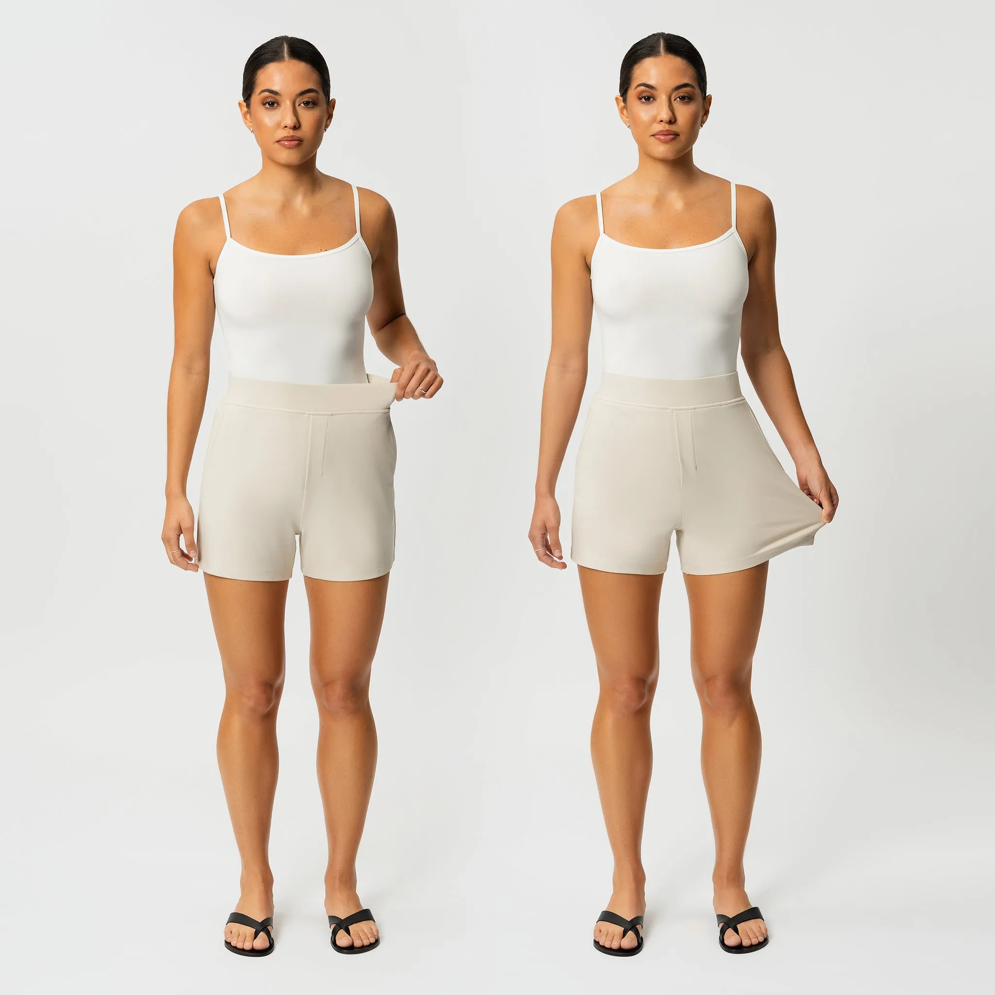 Light Ponte Shorts