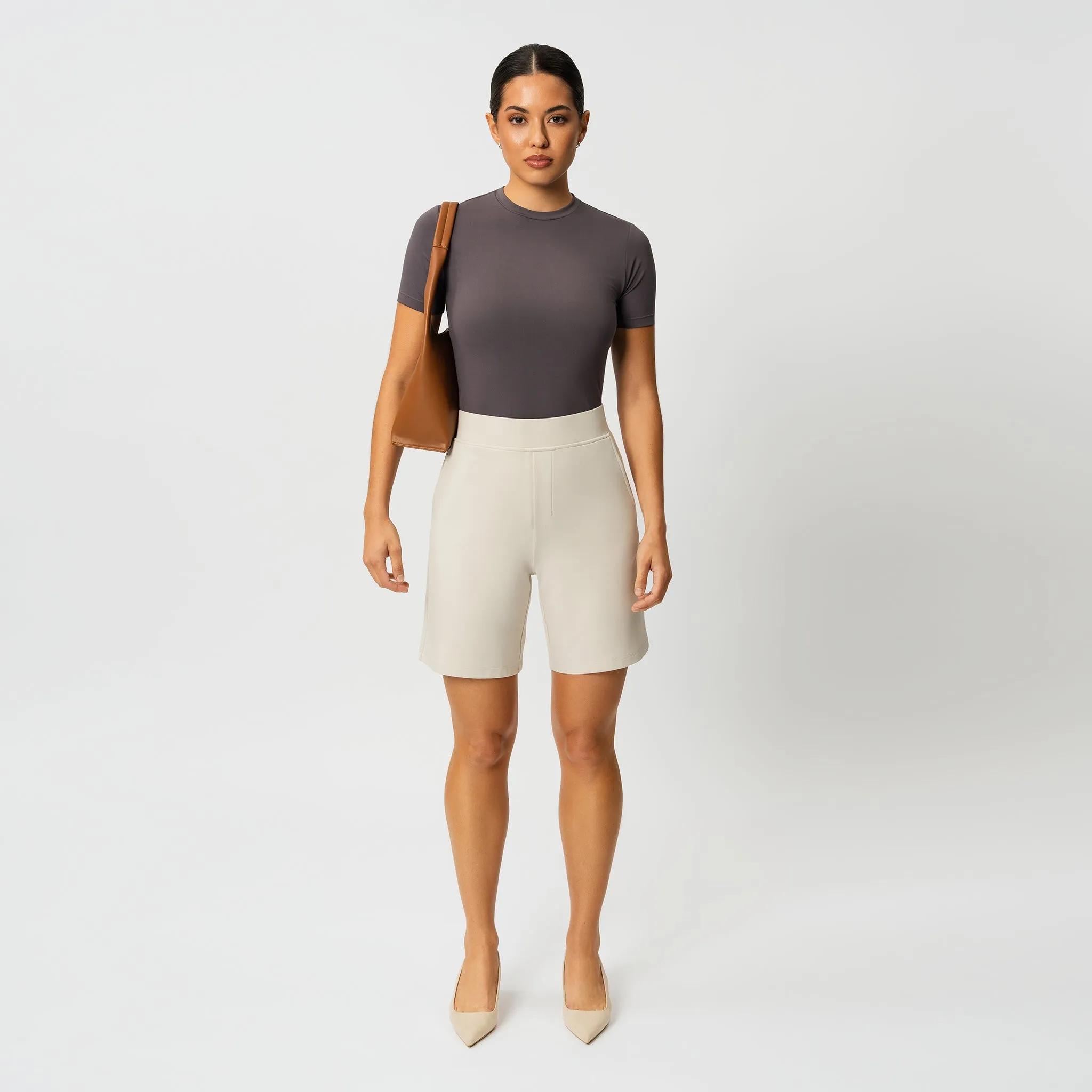 Light Ponte Shorts