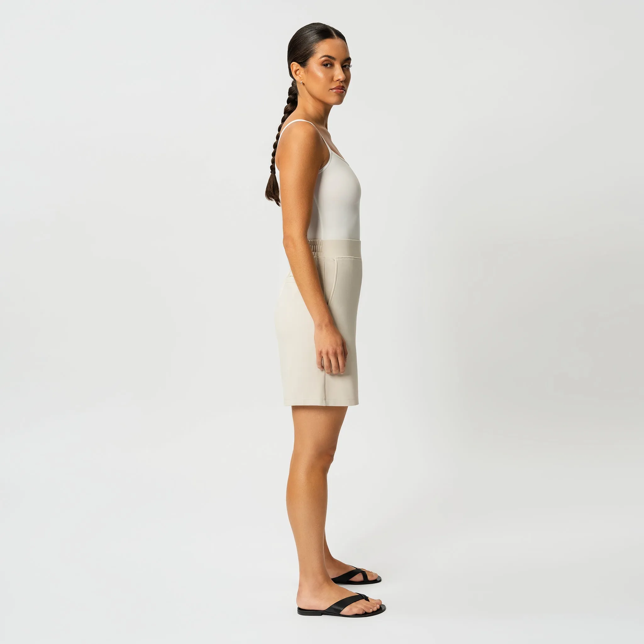 Light Ponte Shorts