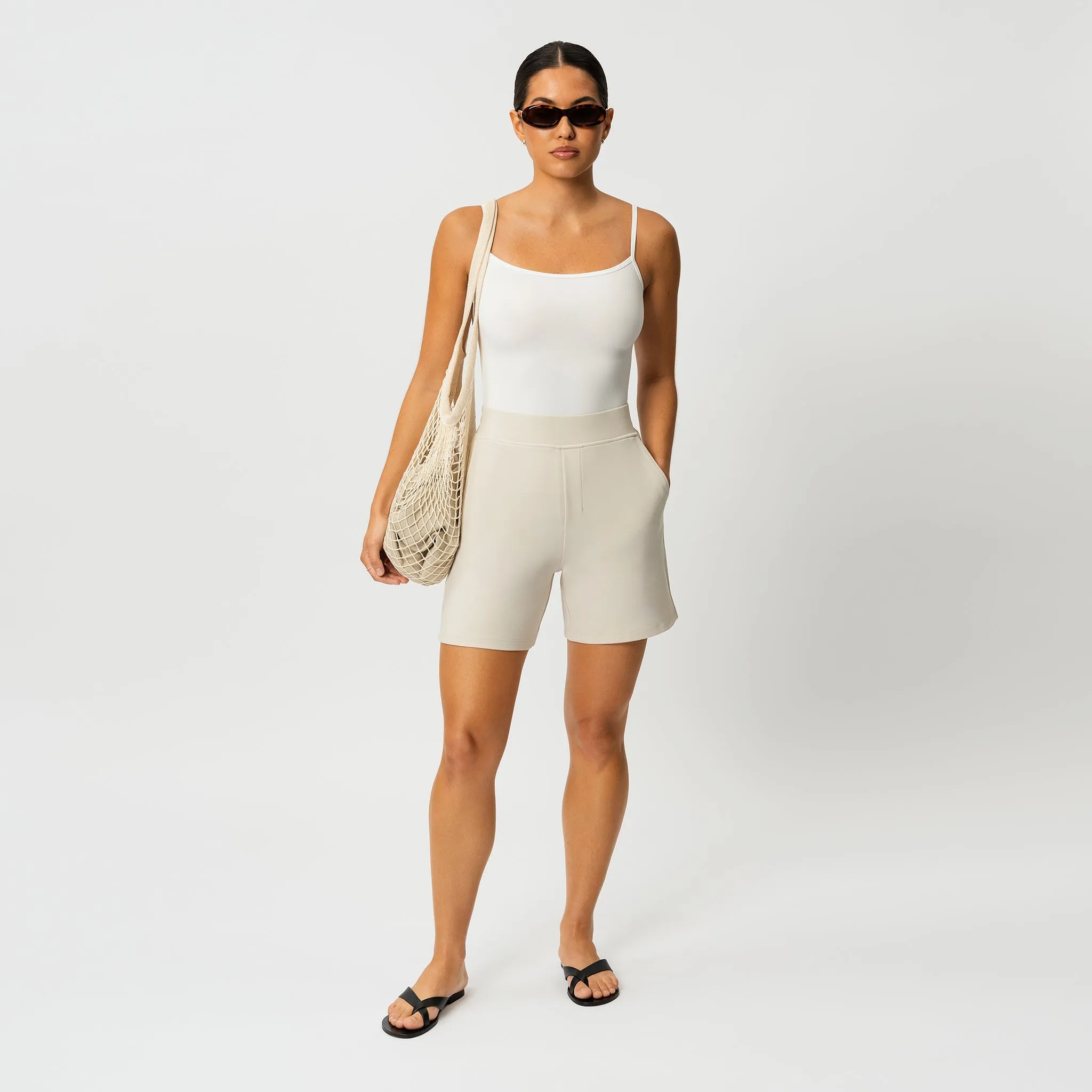 Light Ponte Shorts