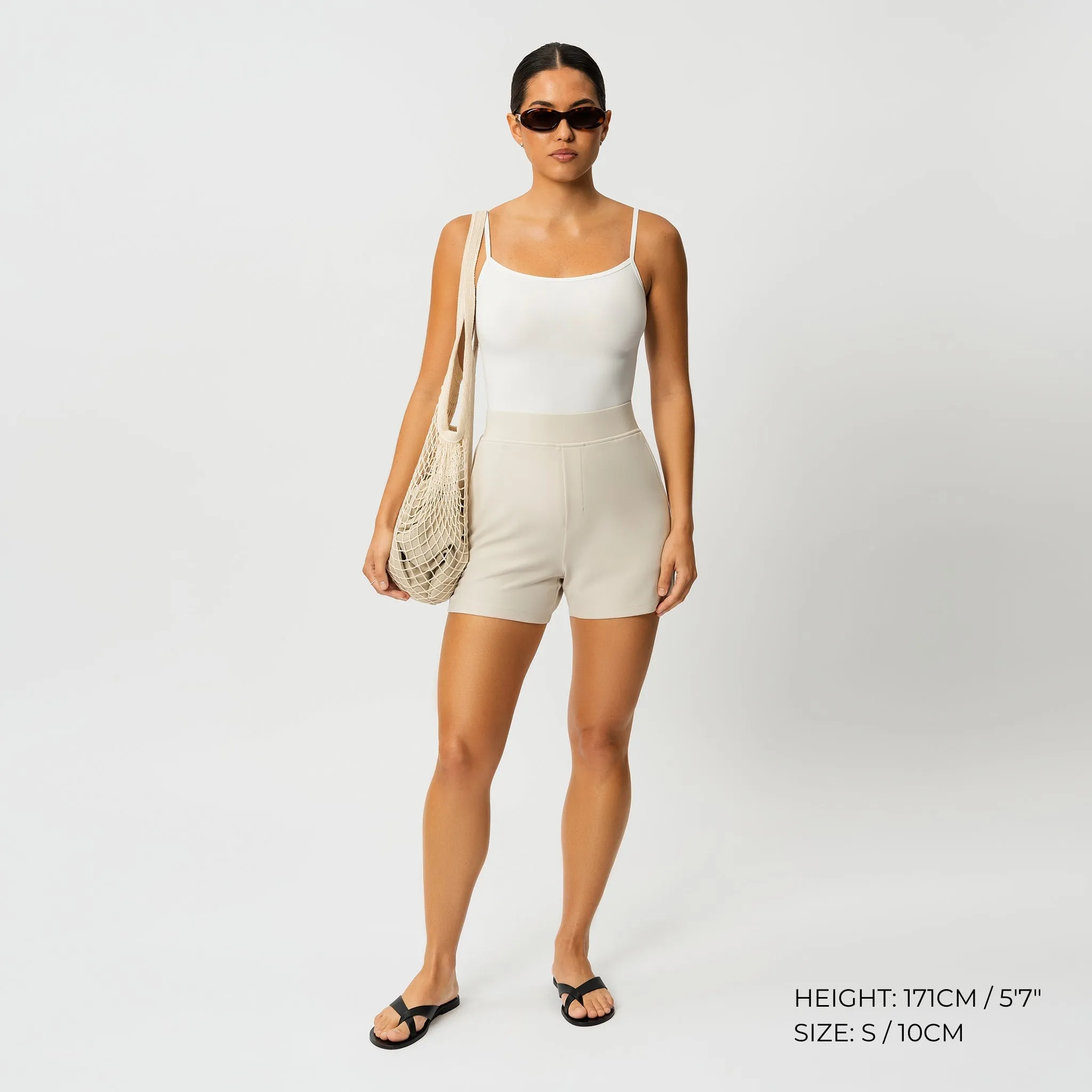 Light Ponte Shorts