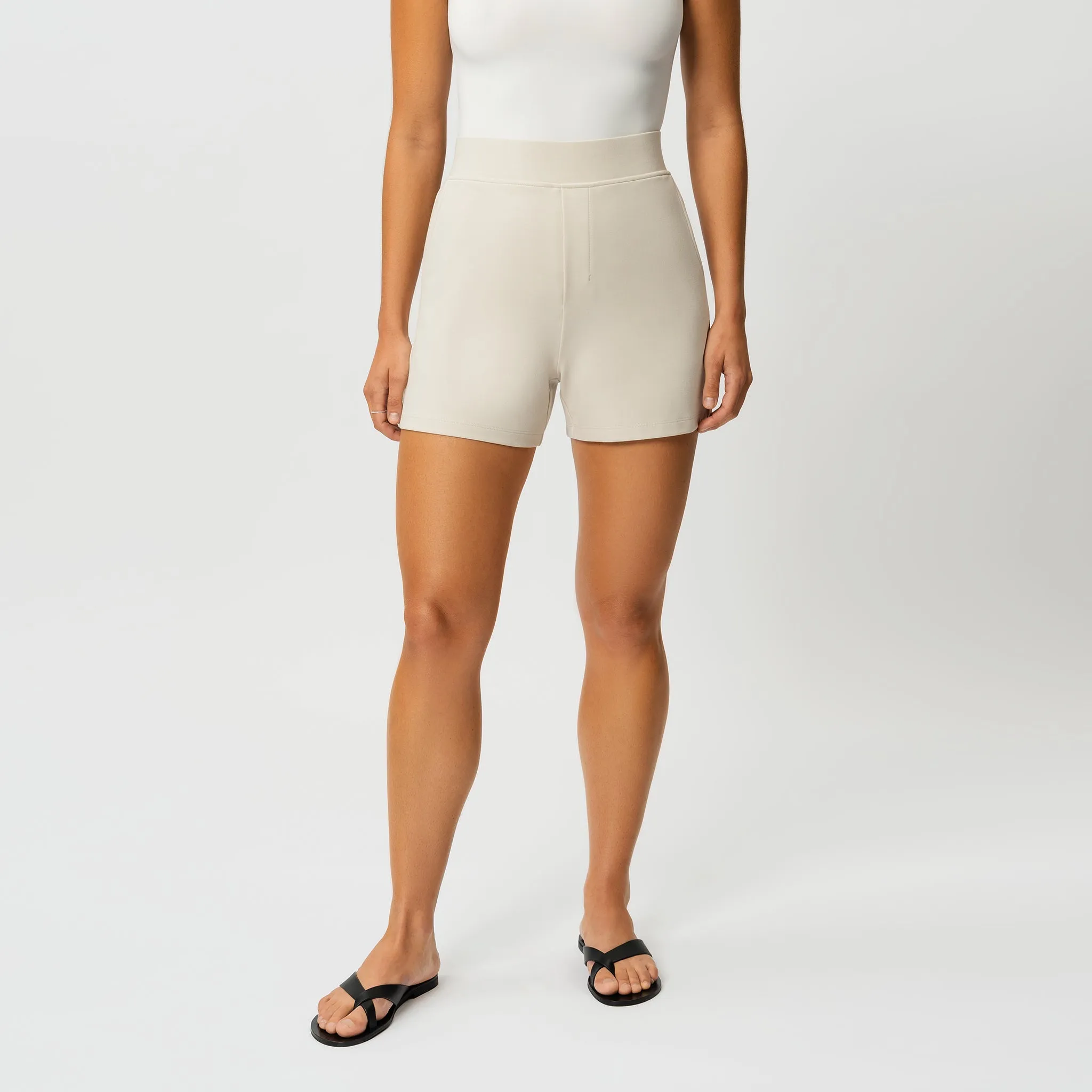 Light Ponte Shorts