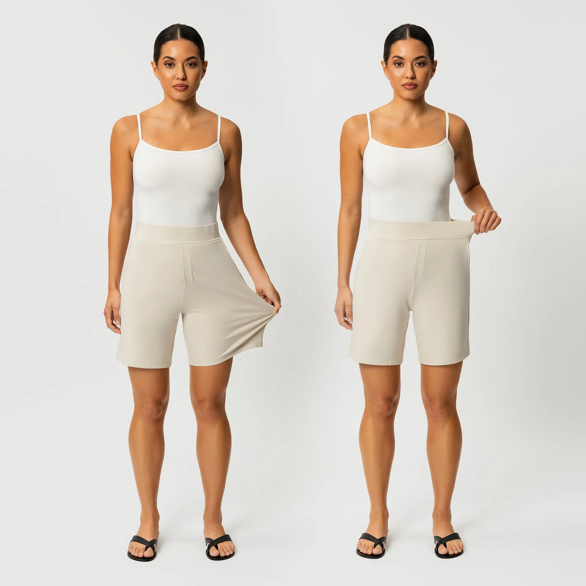 Light Ponte Shorts