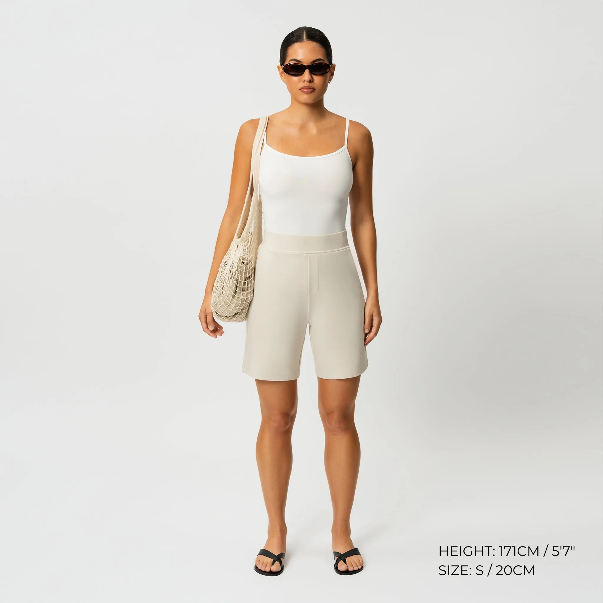 Light Ponte Shorts