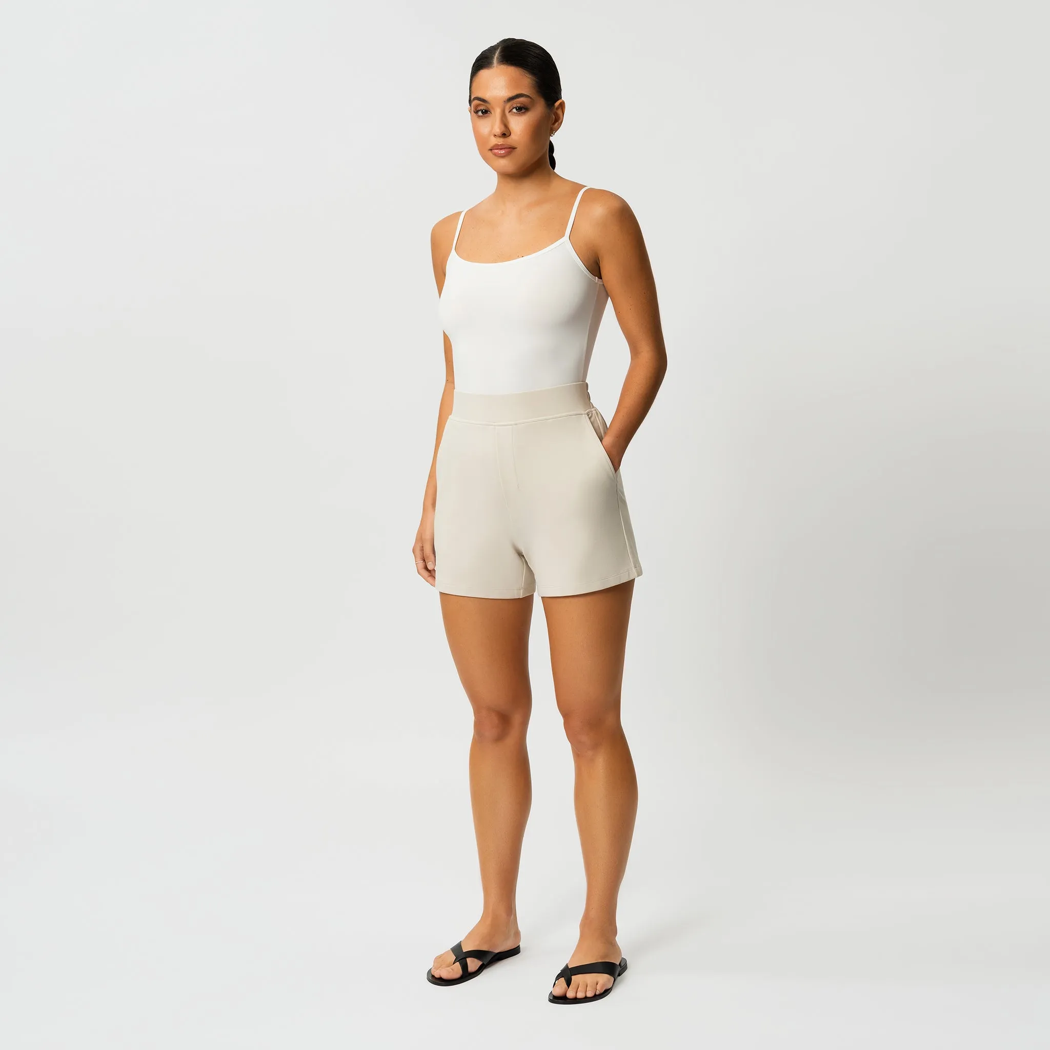 Light Ponte Shorts