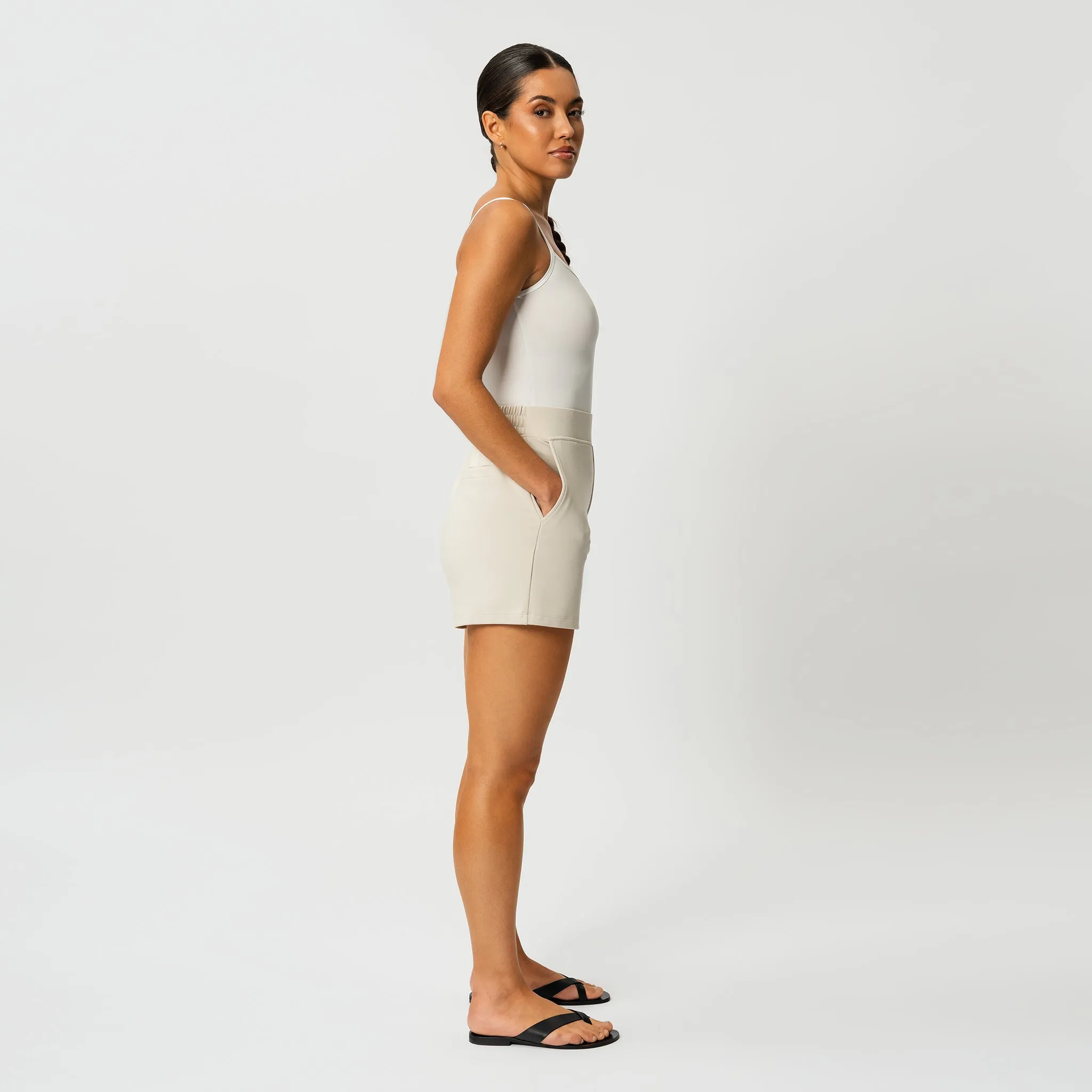 Light Ponte Shorts