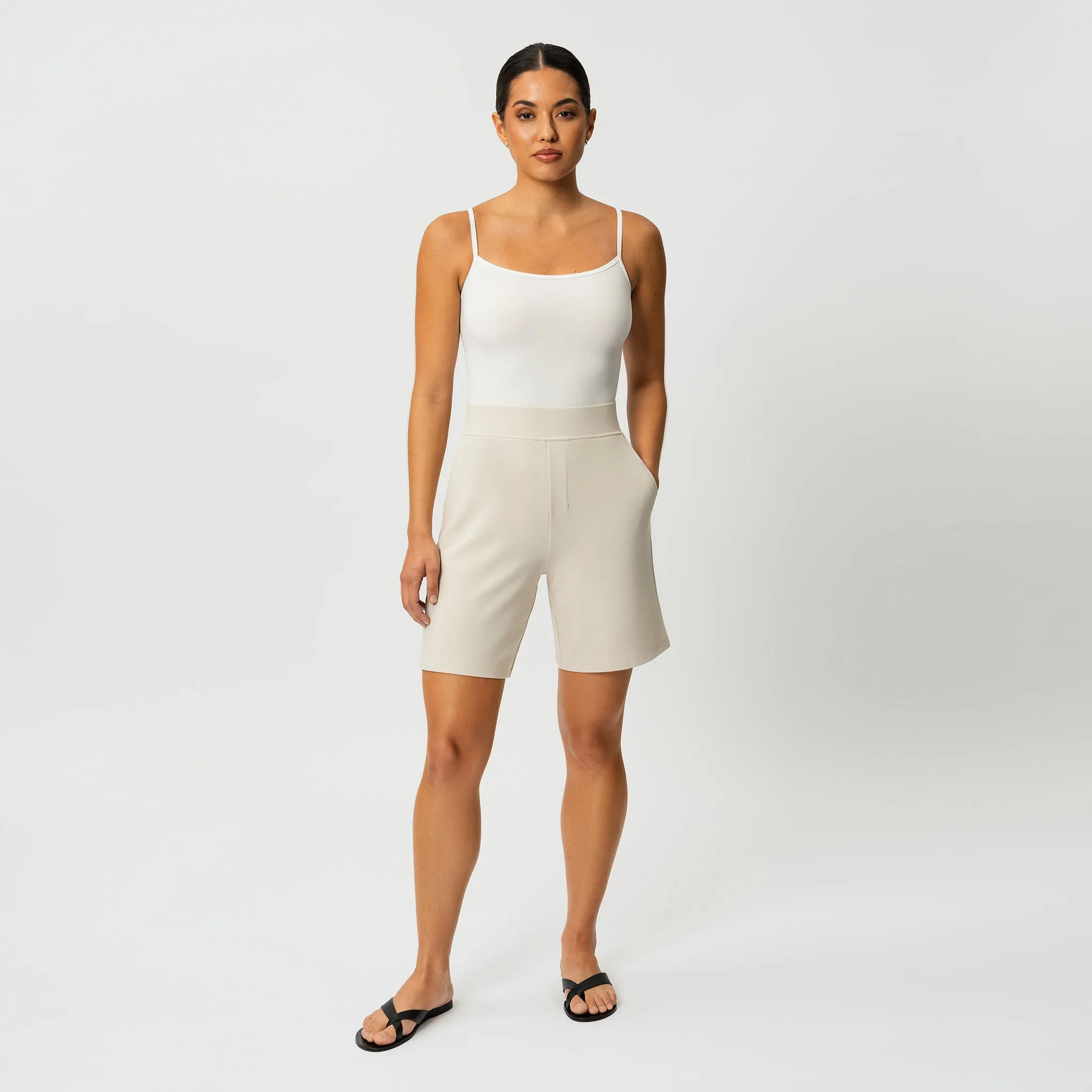 Light Ponte Shorts