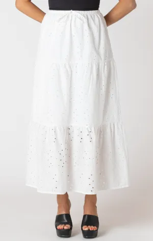 Lindsey Eyelet Skirt