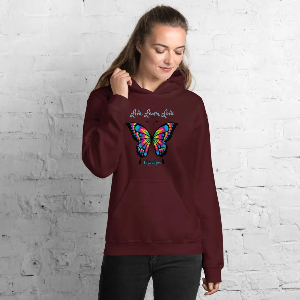 Live, Love, Learn, Heavy Unisex Hoodie