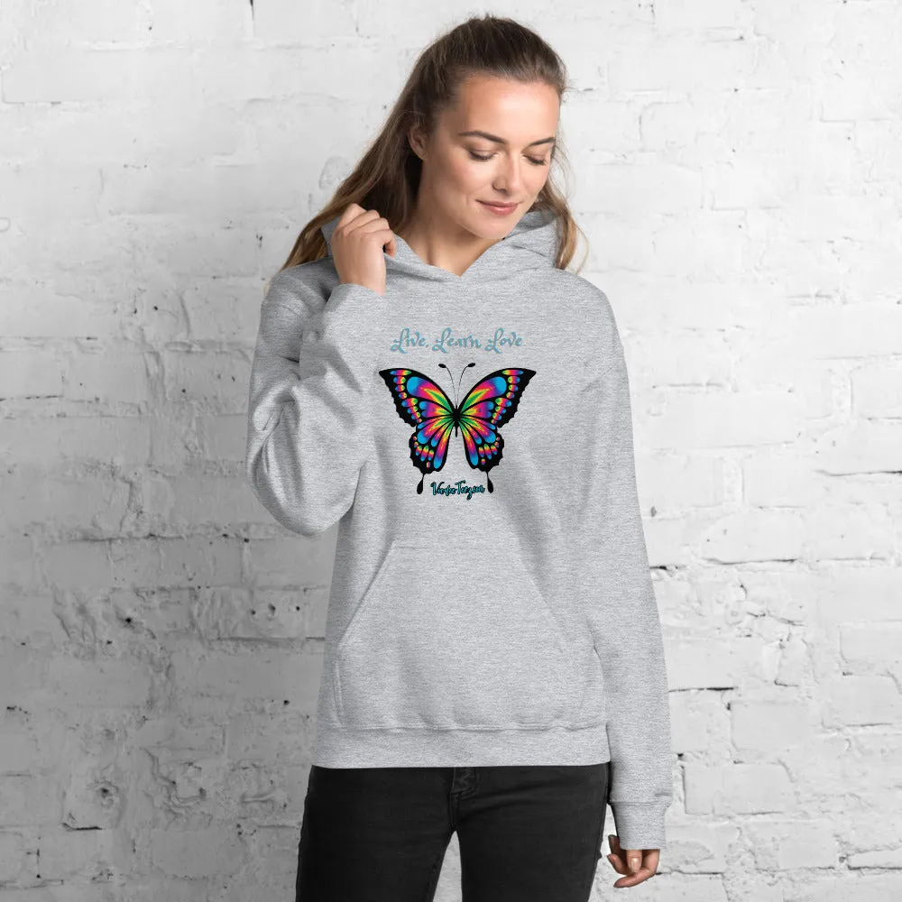 Live, Love, Learn, Heavy Unisex Hoodie
