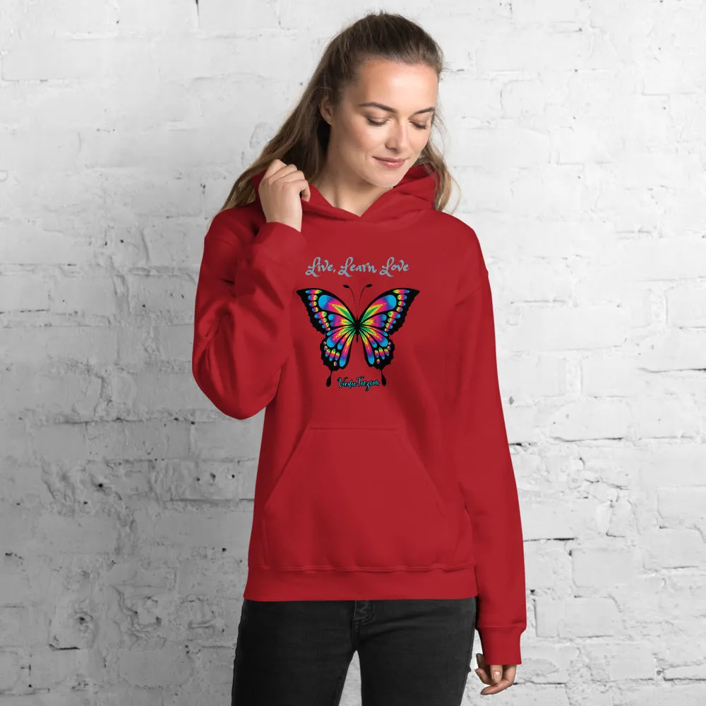 Live, Love, Learn, Heavy Unisex Hoodie