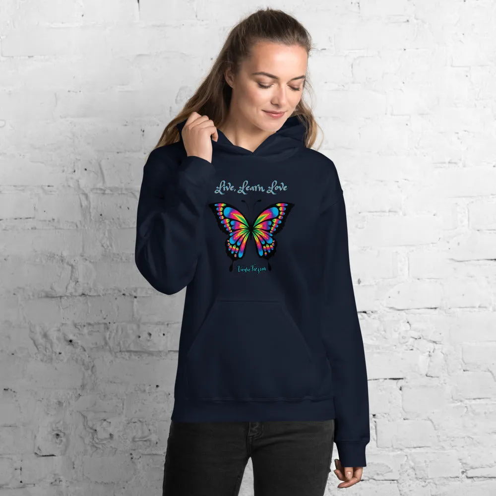 Live, Love, Learn, Heavy Unisex Hoodie