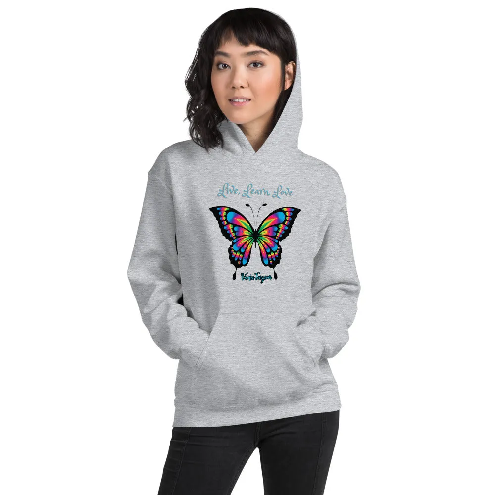 Live, Love, Learn, Heavy Unisex Hoodie