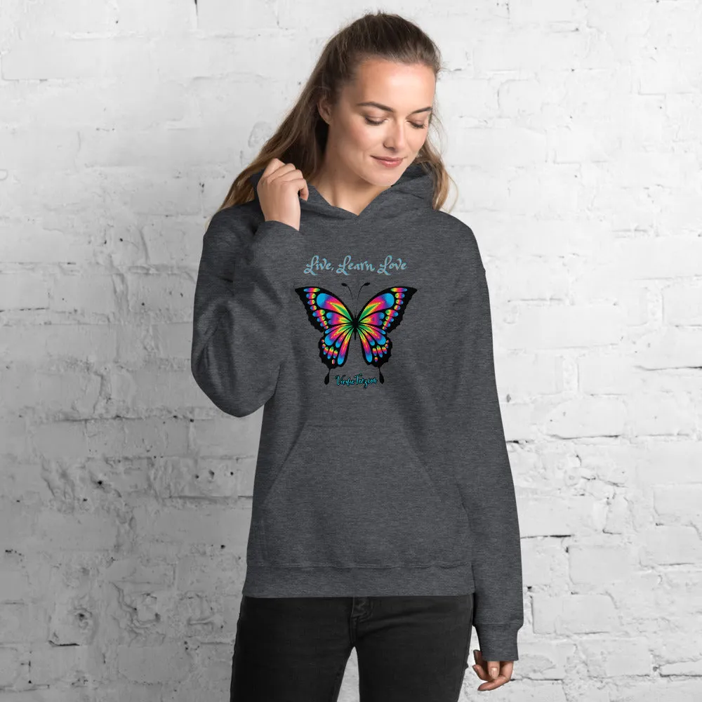 Live, Love, Learn, Heavy Unisex Hoodie