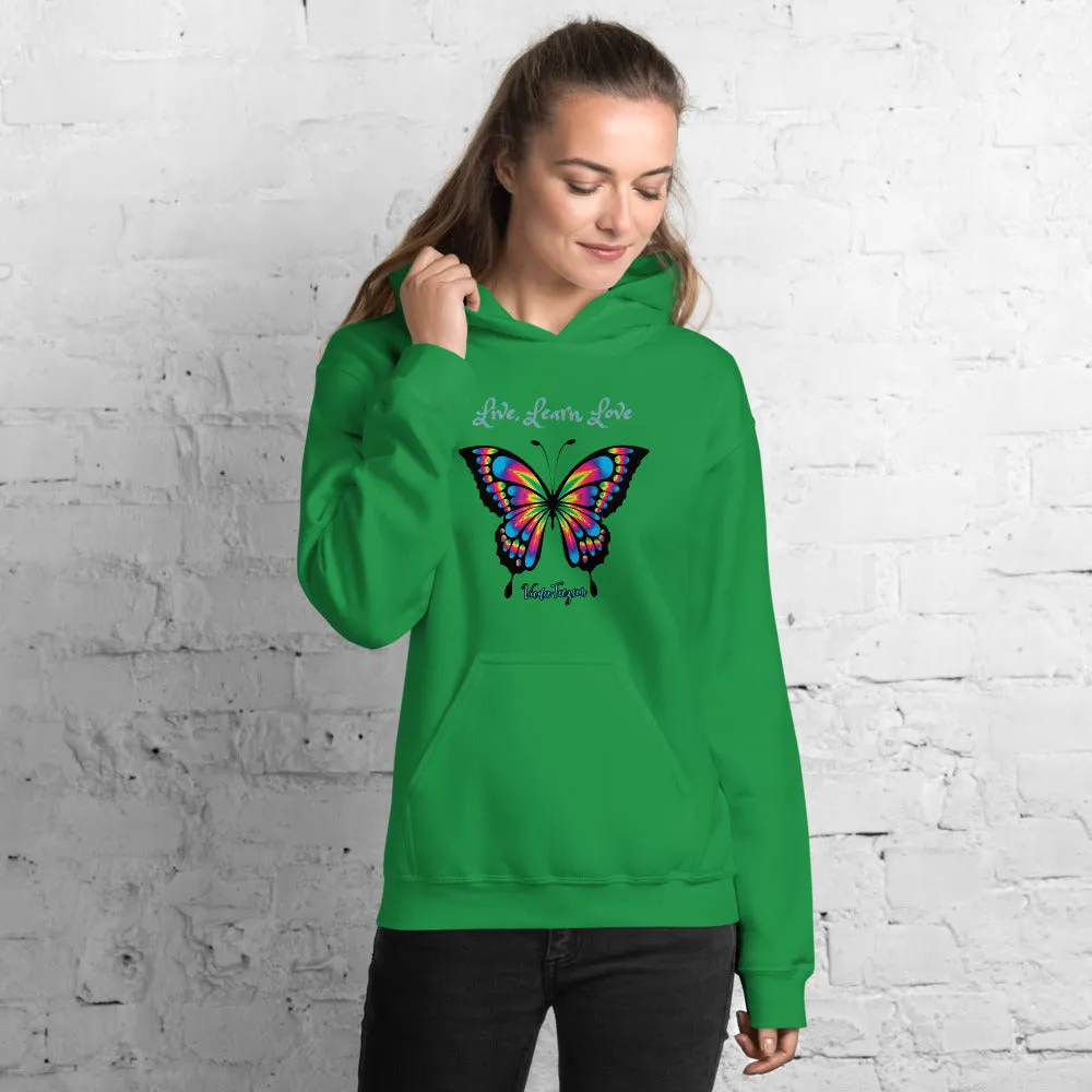 Live, Love, Learn, Heavy Unisex Hoodie