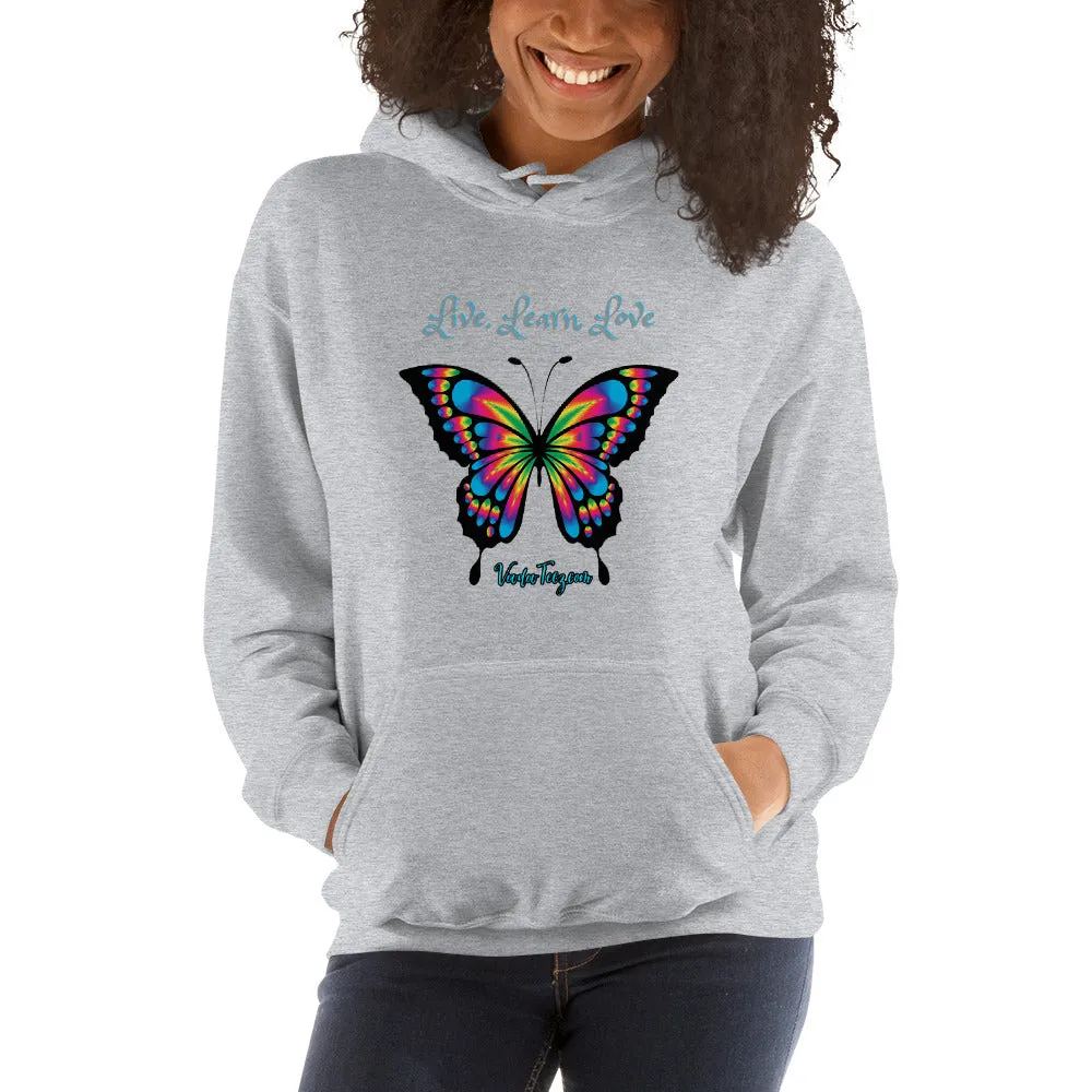 Live, Love, Learn, Heavy Unisex Hoodie