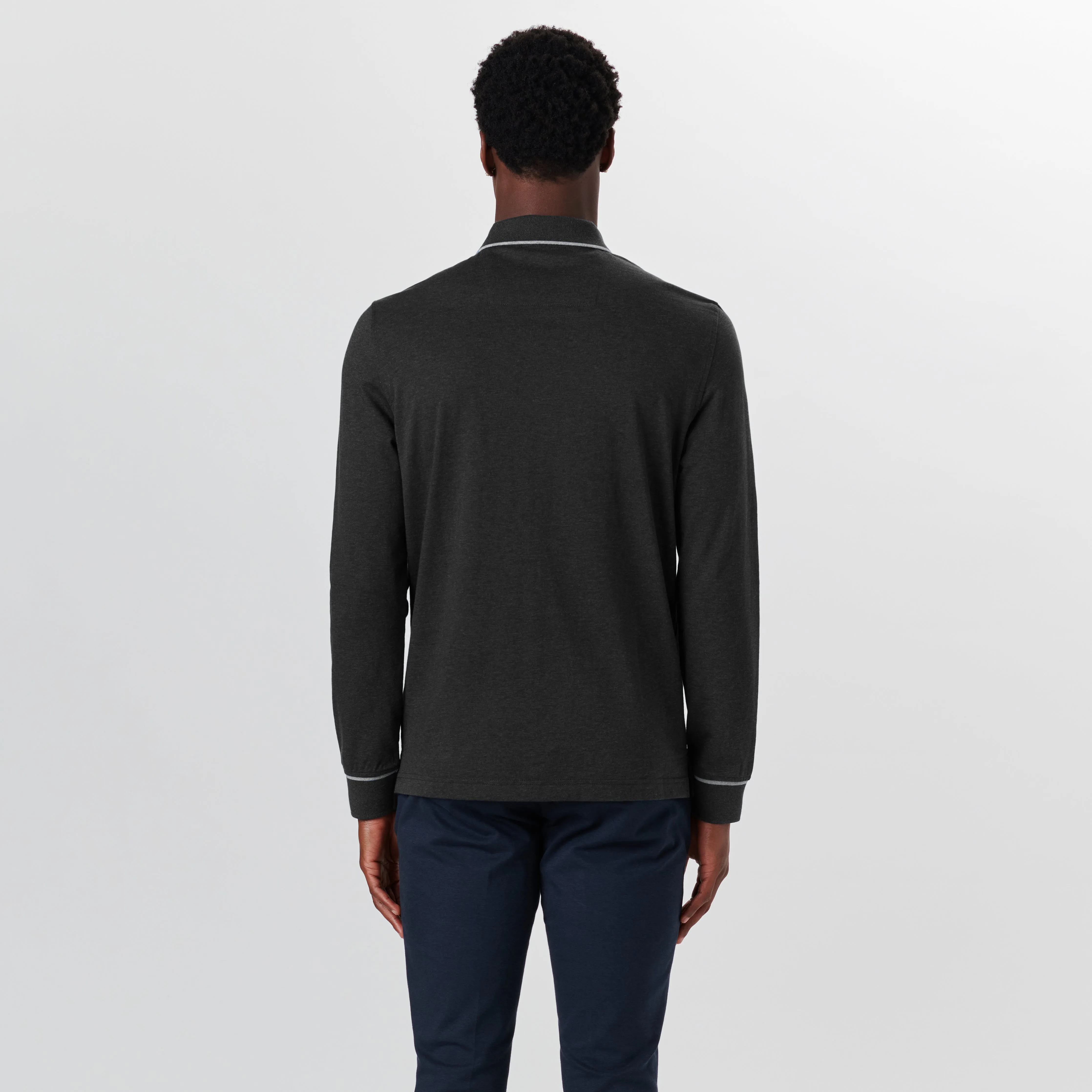 Long Sleeve Quarter Zip Polo