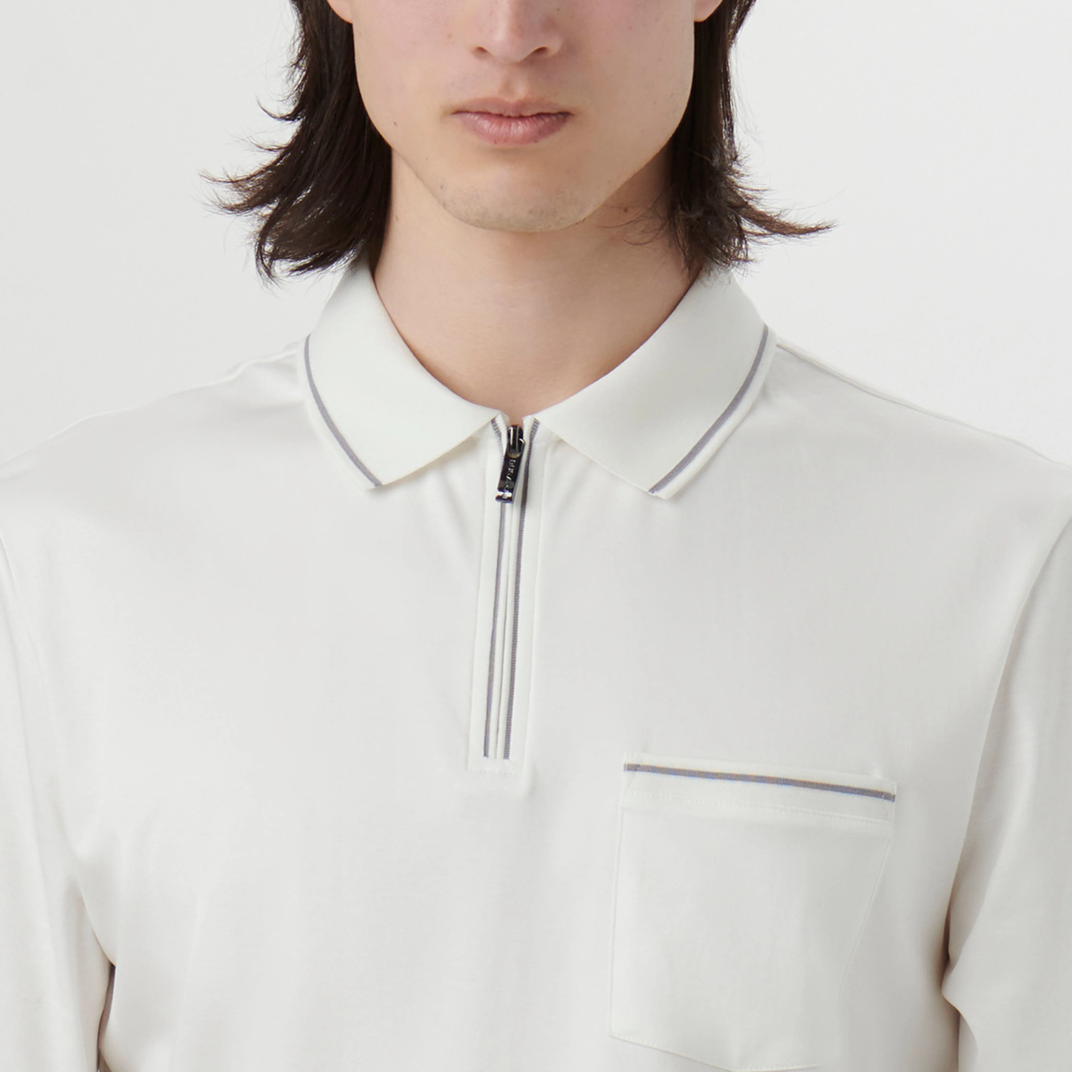 Long-sleeved Polo Shirt