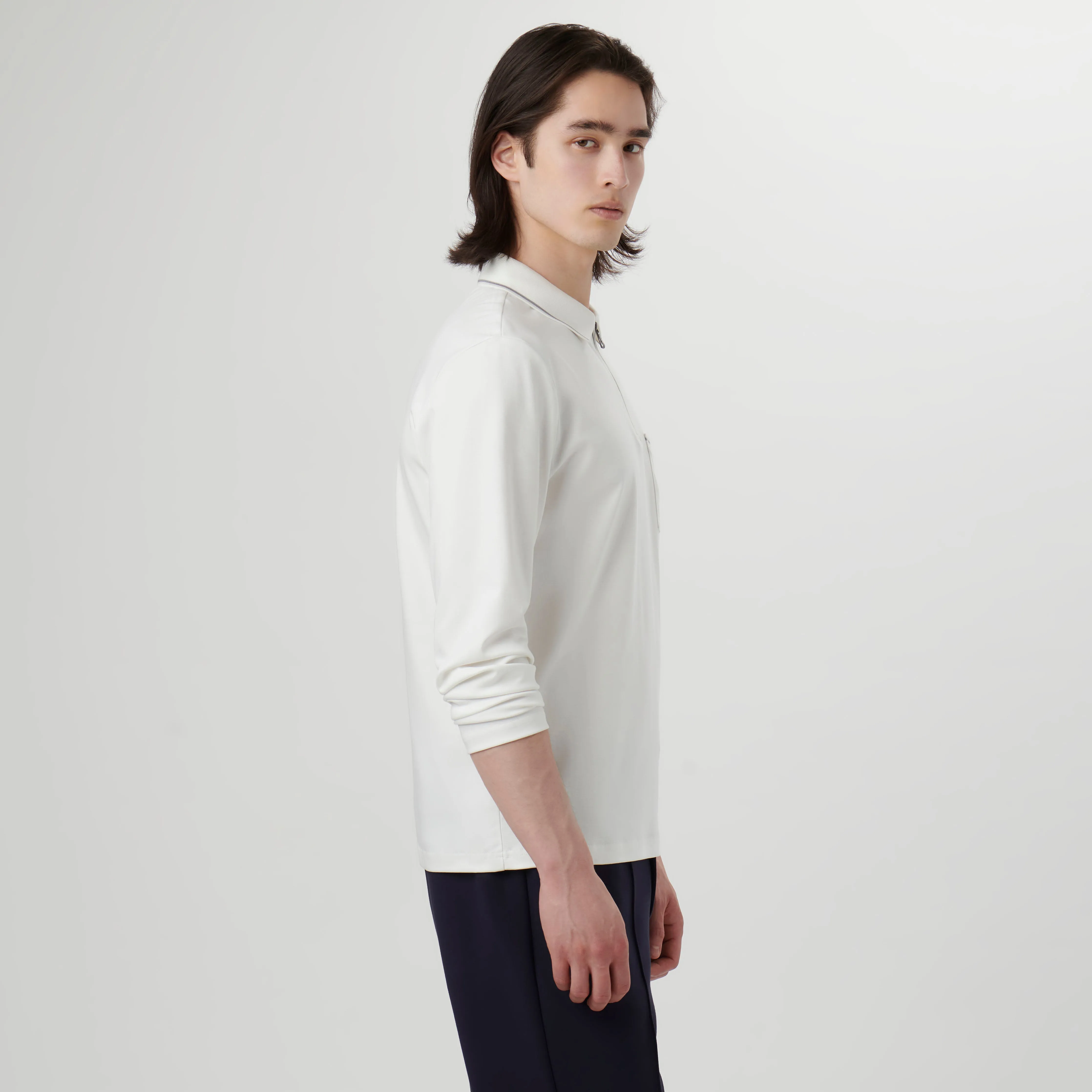 Long-sleeved Polo Shirt