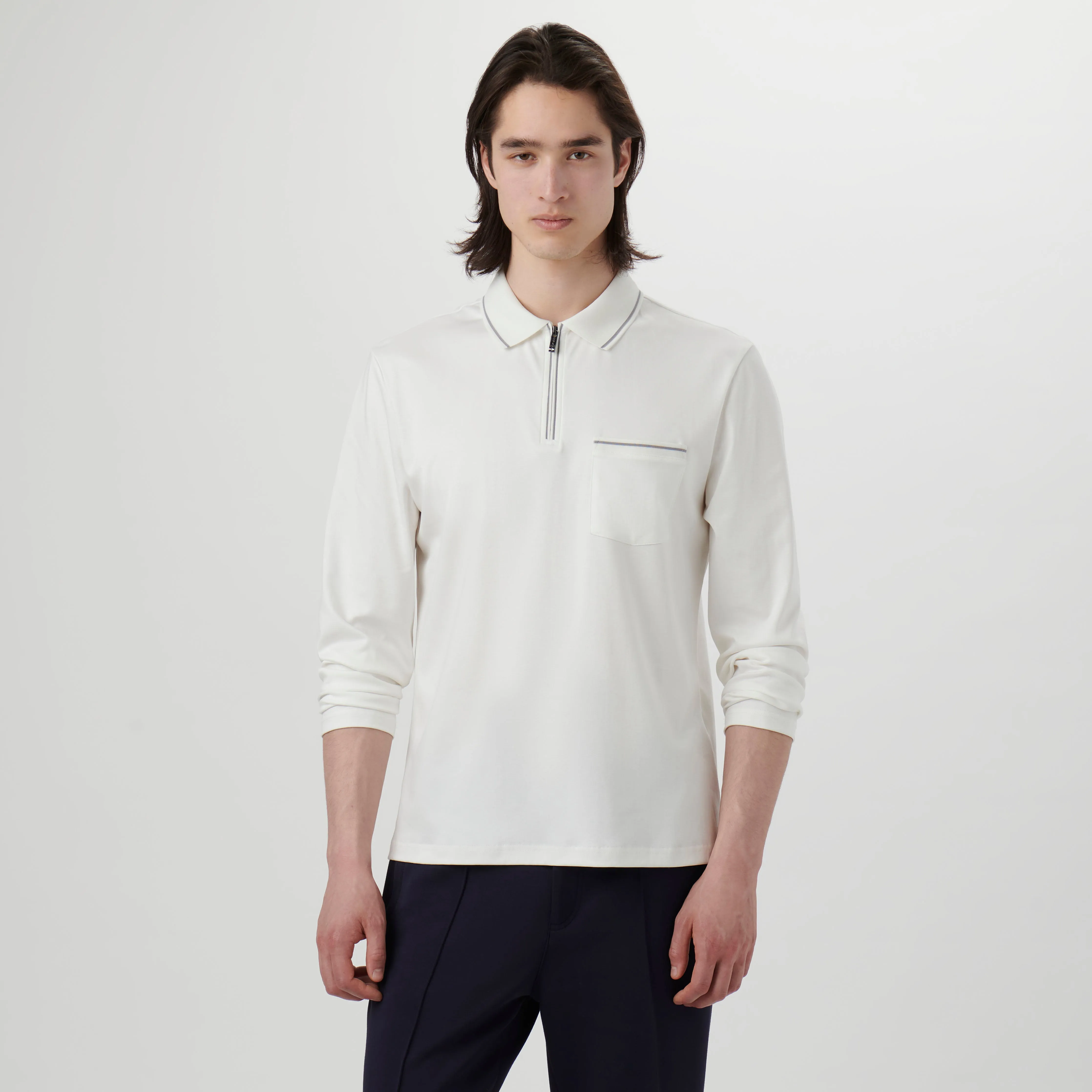 Long-sleeved Polo Shirt