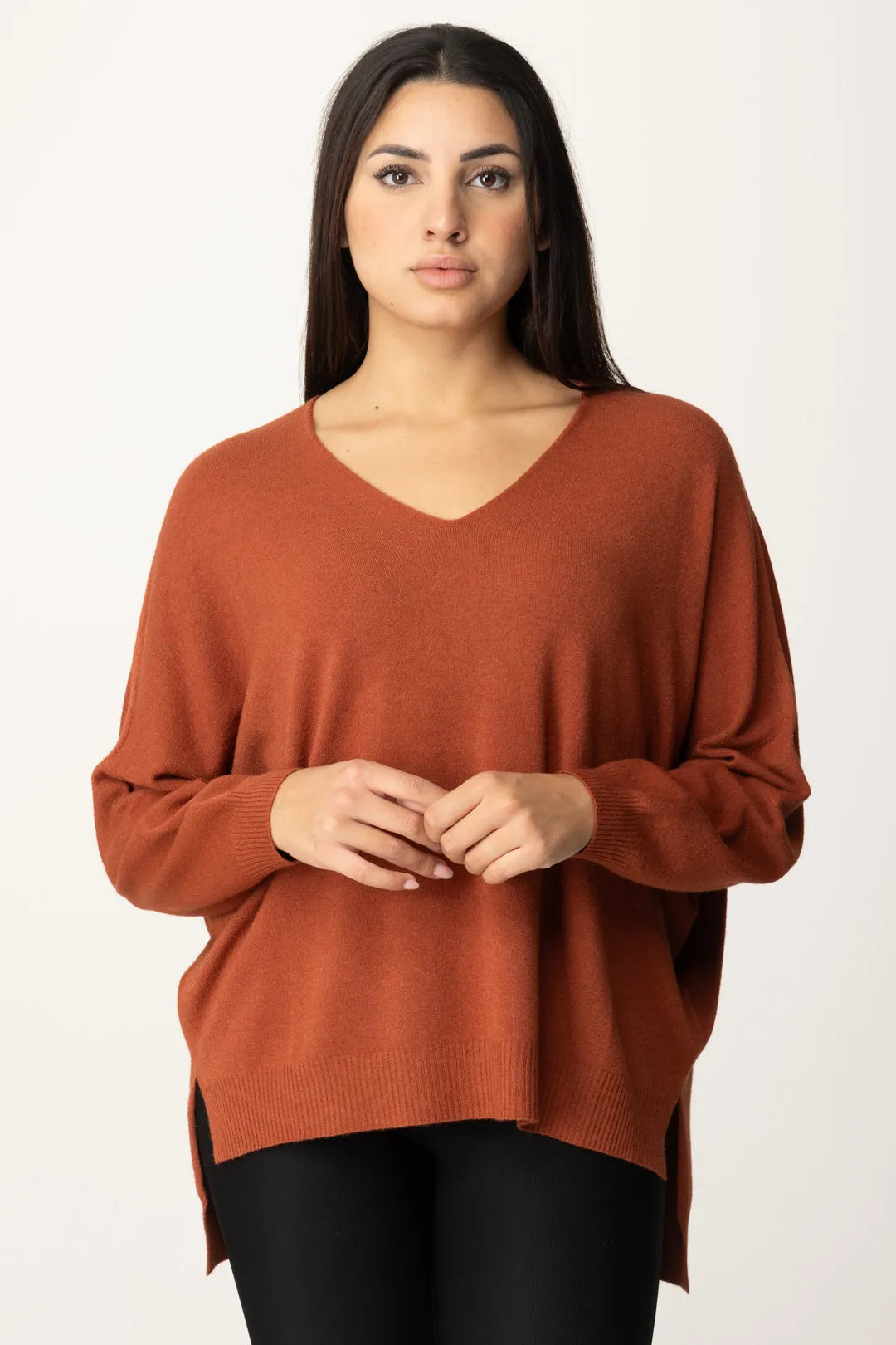 Maglia Asimmetrica con Scollo a V