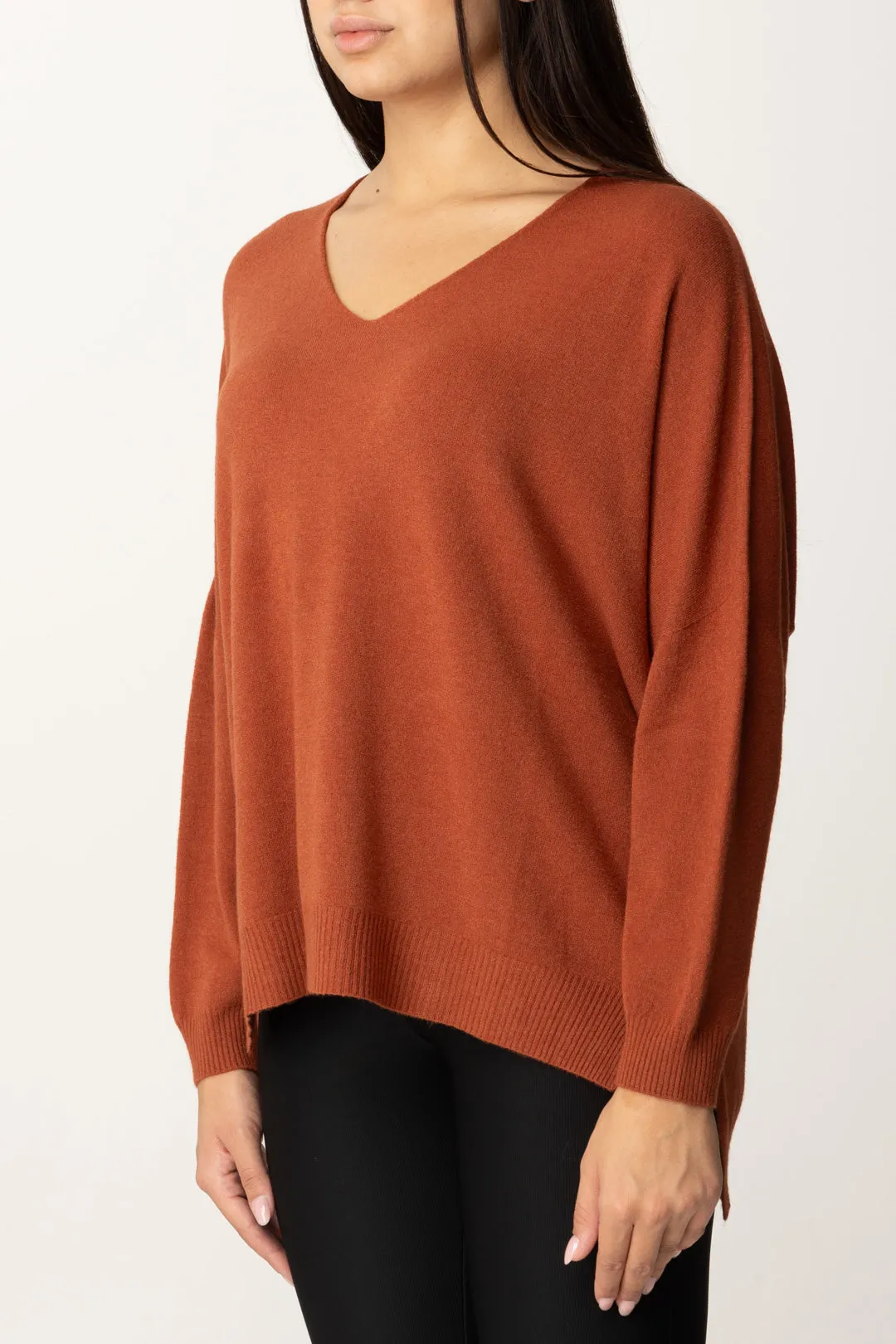 Maglia Asimmetrica con Scollo a V